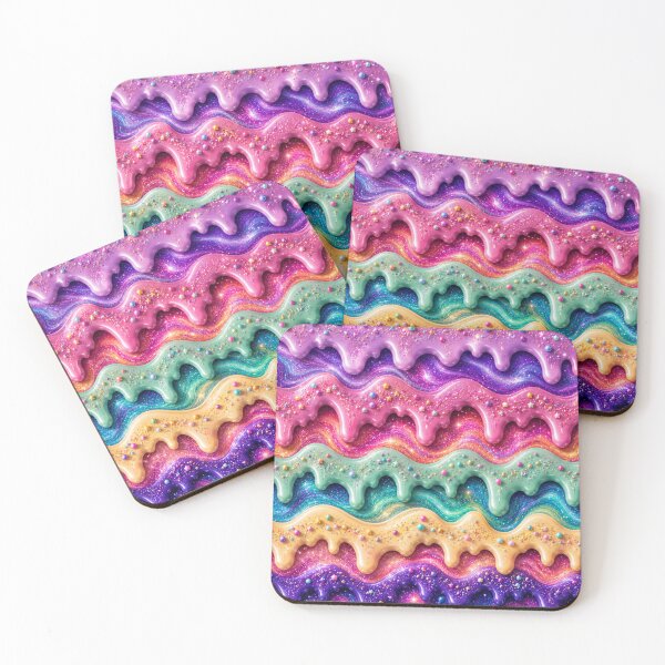 Item preview, Candy Drip Dreams | Glossy Abstract Melt Pattern designed and sold by Aramdesing.