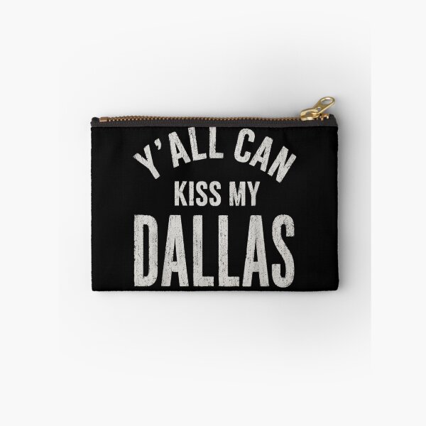 Item preview, Yall Can Kiss My Dallas Funny Texas State Pride Distressed Retro Typography Gift designed and sold by Chaya Reid.