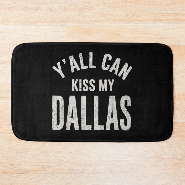 Item preview, Yall Can Kiss My Dallas Funny Texas State Pride Distressed Retro Typography Gift designed and sold by Chaya Reid.