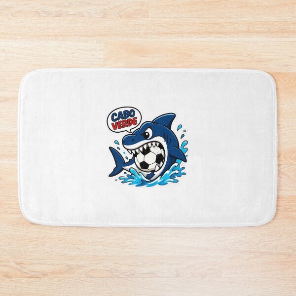 Item preview, Cape Verde Blue Shark Soccer Ball Cartoon Sticker - Type A designed and sold by Jack n' Sally's.