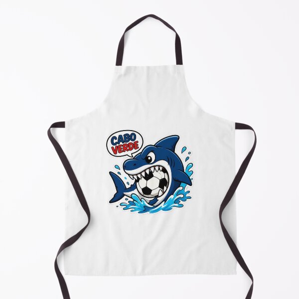 Item preview, Cape Verde Blue Shark Soccer Ball Cartoon Sticker - Type A designed and sold by Jack n' Sally's.