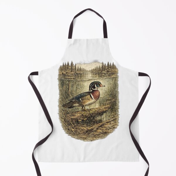 Item preview, Wood Duck Forest Pond designed and sold by KrungiT Design .