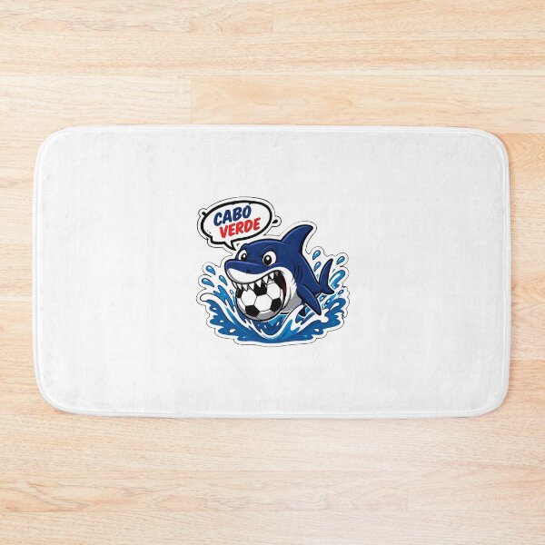 Item preview, Copy of Cape Verde Blue Shark Soccer Ball Cartoon Sticker - Type B designed and sold by Jack n' Sally's.