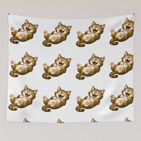 Item preview, happy cat art designed and sold by SergioColli.