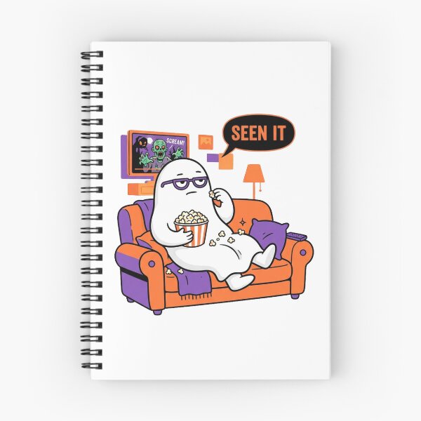 Item preview, Seen It Ghost Watching TV designed and sold by amberwathen.