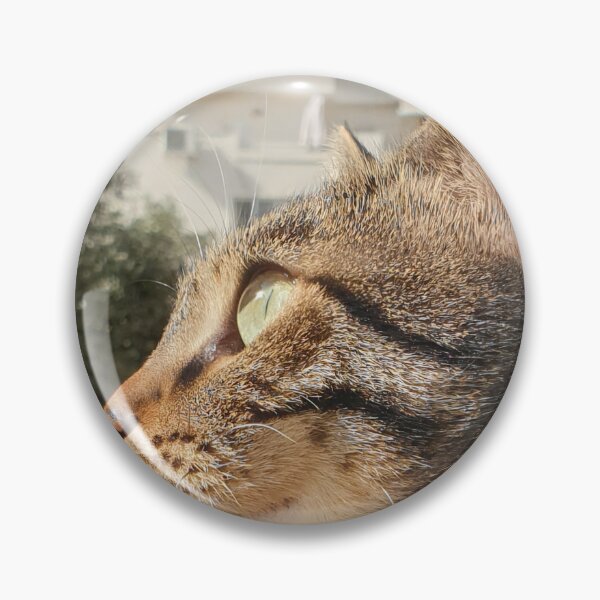 Item preview, Majestic Tabby Cat Profile in Golden Sunlight designed and sold by Yanshuf.
