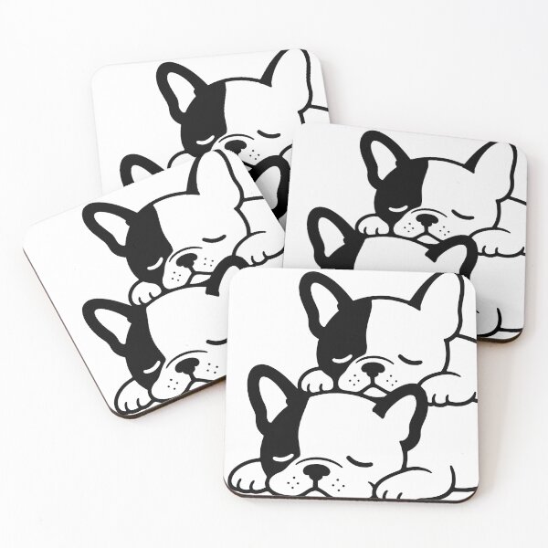 Item preview, French Bulldog Cuddle — Cute Dog Illustration Tee designed and sold by medicalkinoko.