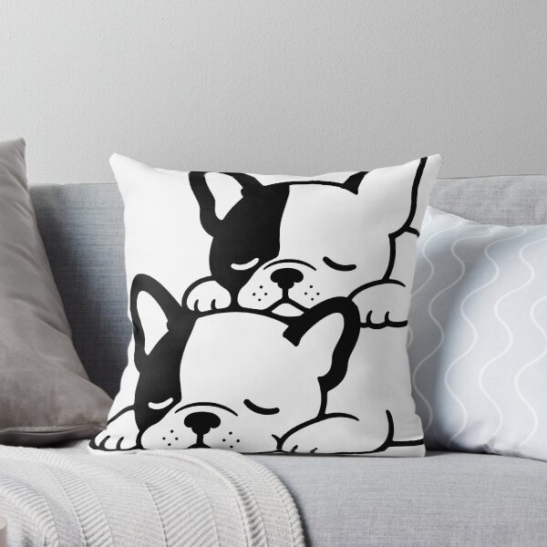 Item preview, French Bulldog Cuddle — Cute Dog Illustration Tee designed and sold by medicalkinoko.