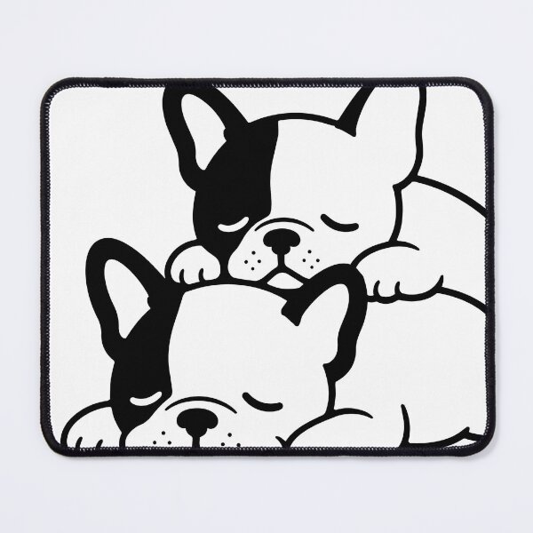 Item preview, French Bulldog Cuddle — Cute Dog Illustration Tee designed and sold by medicalkinoko.