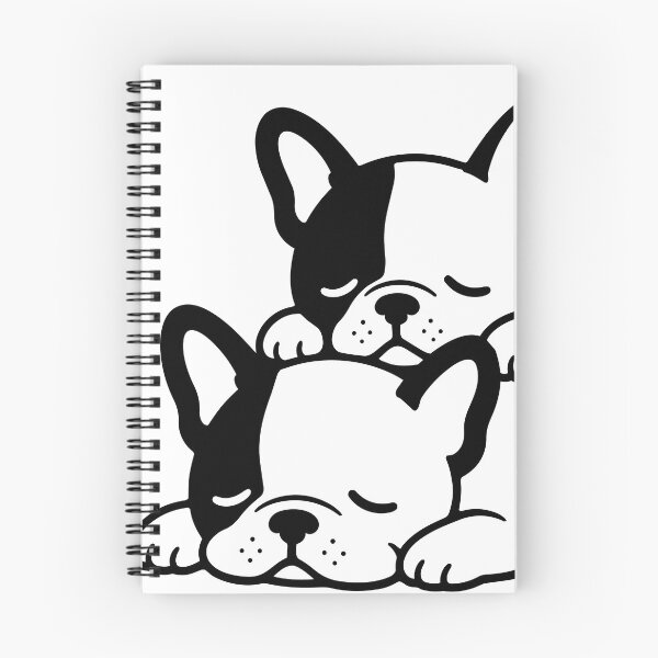Item preview, French Bulldog Cuddle — Cute Dog Illustration Tee designed and sold by medicalkinoko.