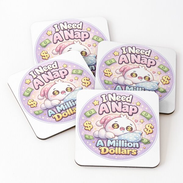 Item preview, I Need A Nap Million Dollars Sticker designed and sold by PremVerse.
