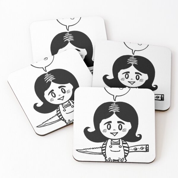 Item preview, Cute Chibi Anime Girl Psycho Killer  designed and sold by KEVIN PICKLES.