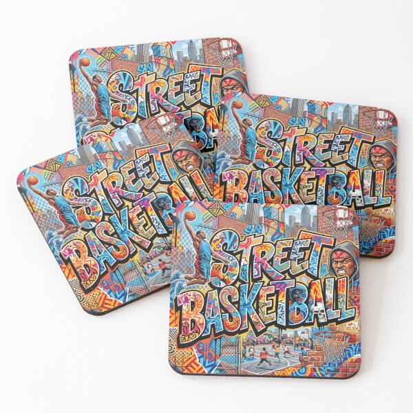 Item preview, Street Basketball Mural designed and sold by Home Decor Art.