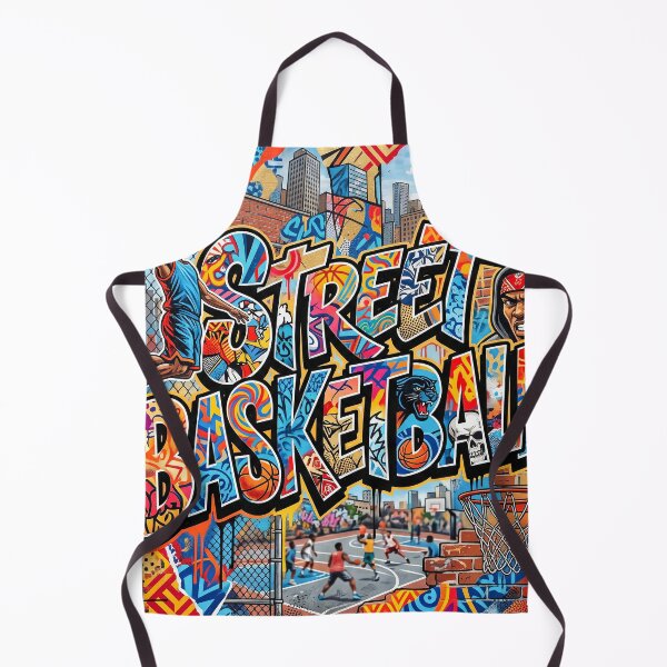 Aperçu de l'œuvre Street Basketball Mural créée et vendue par Home Decor Art.