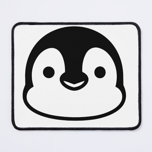 Item preview, Kawaii Penguin — Cute Minimalist Black and White Art Tee designed and sold by medicalkinoko.