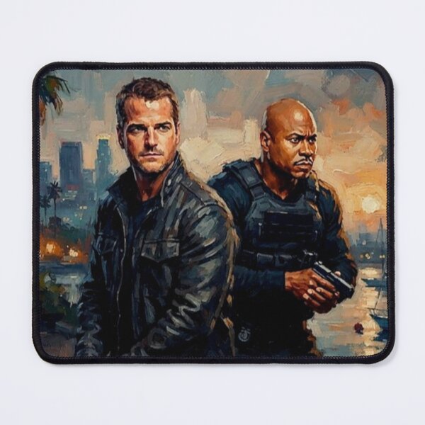 Item preview, NCIS: Los Angeles Retro Action Crime Drama Tribute Art Poster designed and sold by Art's Diner.