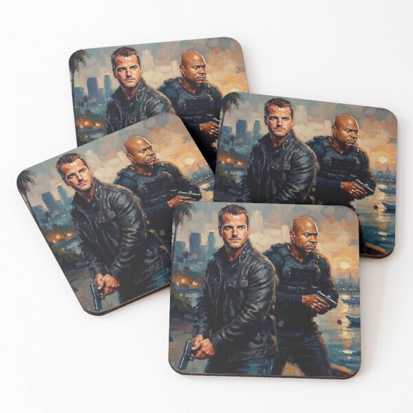 Item preview, NCIS: Los Angeles Retro Action Crime Drama Tribute Art Poster designed and sold by Art's Diner.