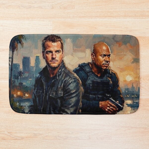 Item preview, NCIS: Los Angeles Retro Action Crime Drama Tribute Art Poster designed and sold by Art's Diner.