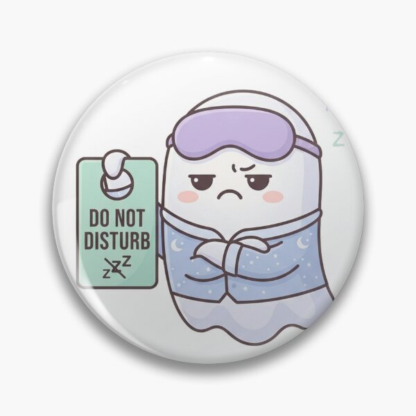 Item preview, Do Not Disturb Grumpy Ghost designed and sold by amberwathen.