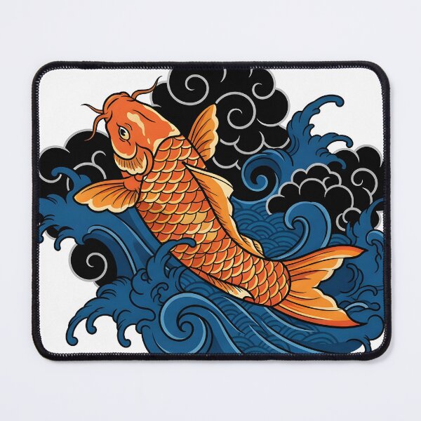 Item preview, Traditional Japanese Koi Fish Tattoo Art designed and sold by Neo Tokio.