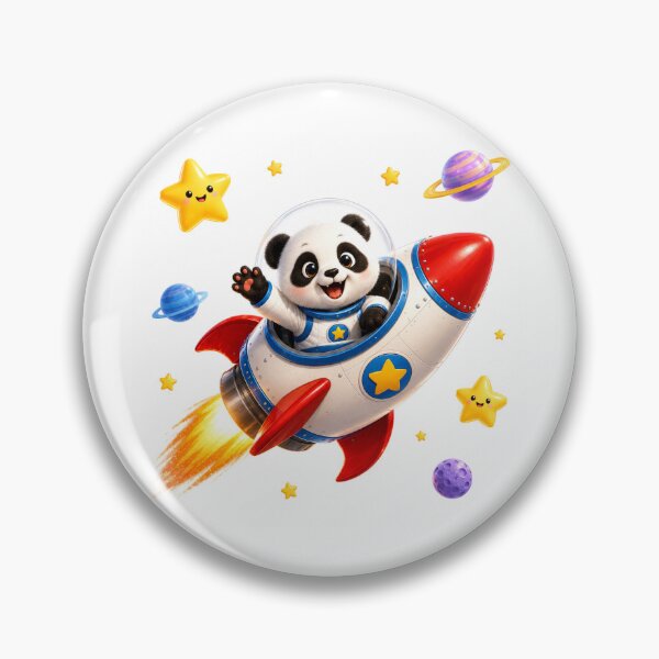 Item preview, Little panda’s space rocket adventure  designed and sold by QuirkNest Studio .