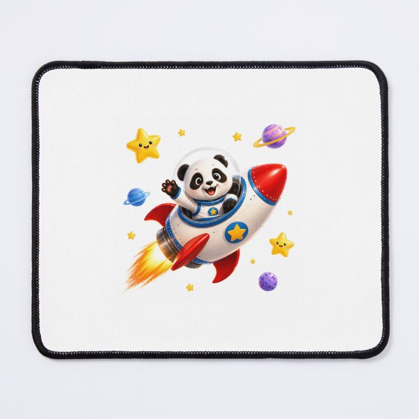 Item preview, Little panda’s space rocket adventure designed and sold by QuirkNest Studio .