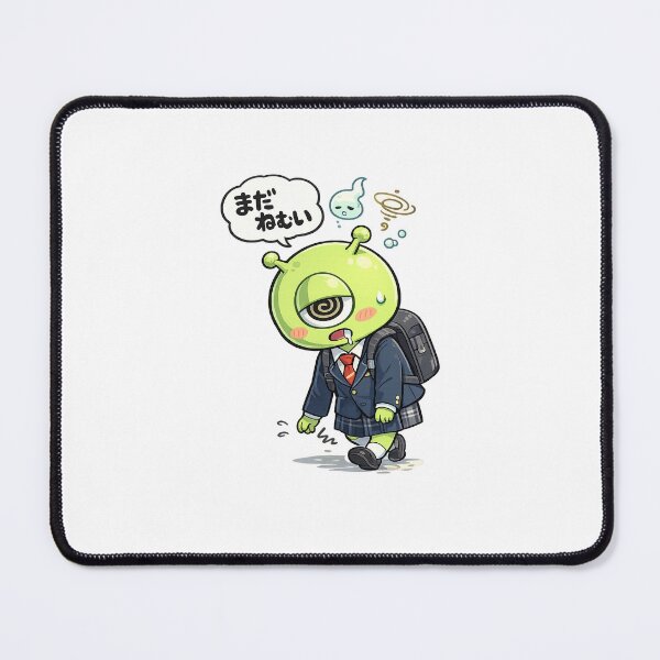 Item preview, Still Sleepy Alien Student designed and sold by ArtPrintPov.