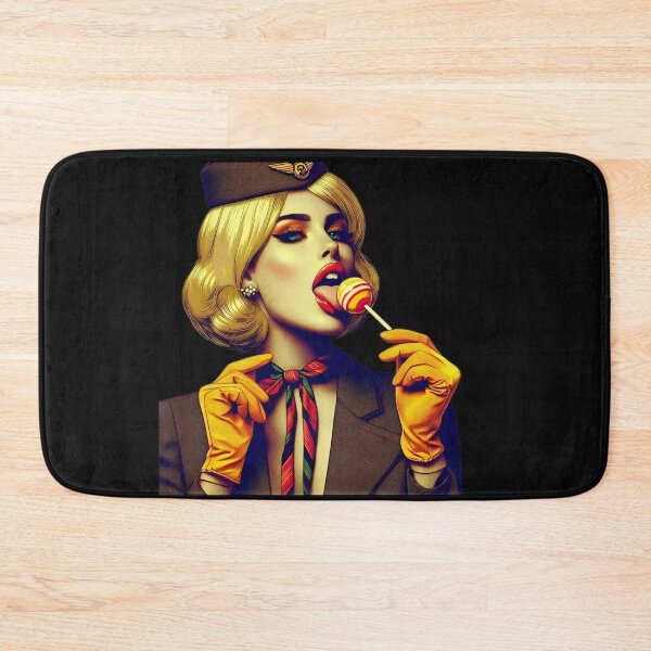 Item preview, Stewardess With Lollipop Vintage Style designed and sold by Voodoo Store Paranormal Collections.