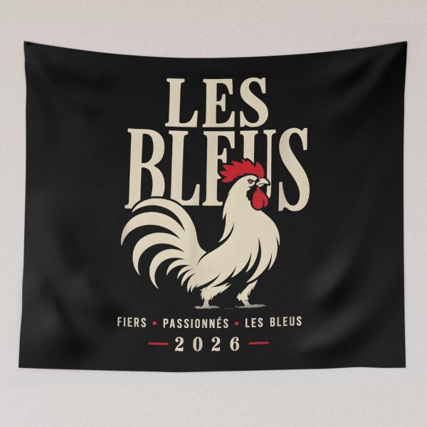 Item preview, Les Bleus France Football National Team Rooster Vintage Sports Crest Graphic designed and sold by Phil Ben.