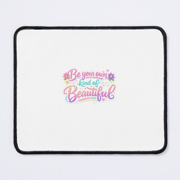 Item preview, Be Your Own Kind of Beautiful Sticker | Inspirational Quote Sticker | Feminine Pastel Aesthetic | Motivational Vinyl Decal | Laptop Water Bottle Journal Gift designed and sold by StyloStudio.