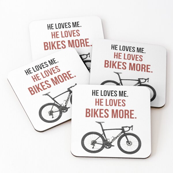 Item preview, He Loves Me. He Loves Bikes More. designed and sold by Pedal & Pace.