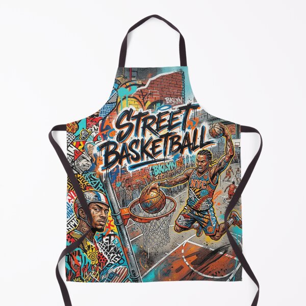 Aperçu de l'œuvre Street Basketball Mural créée et vendue par Home Decor Art.