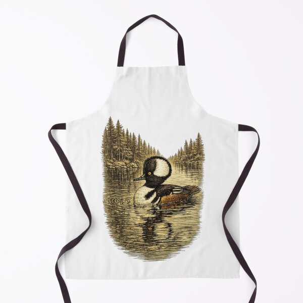 Item preview, Hooded Merganser River Watch designed and sold by KrungiT Design .