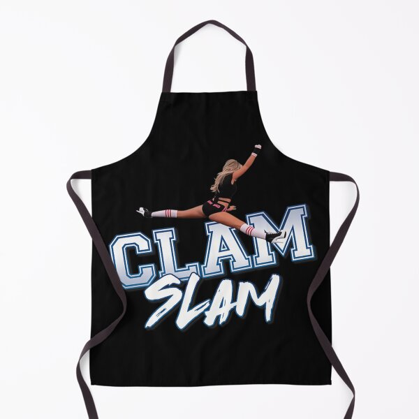 Item preview, Clam Slam Funny Cheerleader Gymnastics Split Varsity Typography Sport Design designed and sold by Phil Ben.