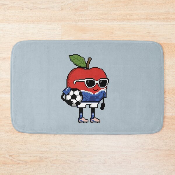 Item preview, Apple Pixel in a Soccer Uniform 6 designed and sold by White Rim Mates.