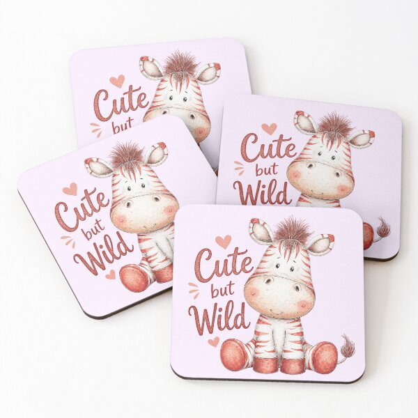 Item preview, Cute but Wild Zebra, Cute Animal with Funny Quote designed and sold by SweetLilith.