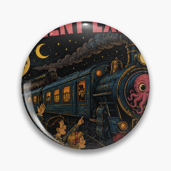 Item preview, Choo Choo! On the Orient Express  – Vintage Cosmic Horror Children's Book Illustration designed and sold by obstinator.
