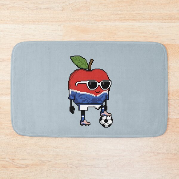Item preview, Apple Pixel in a Soccer Uniform 7 designed and sold by White Rim Mates.