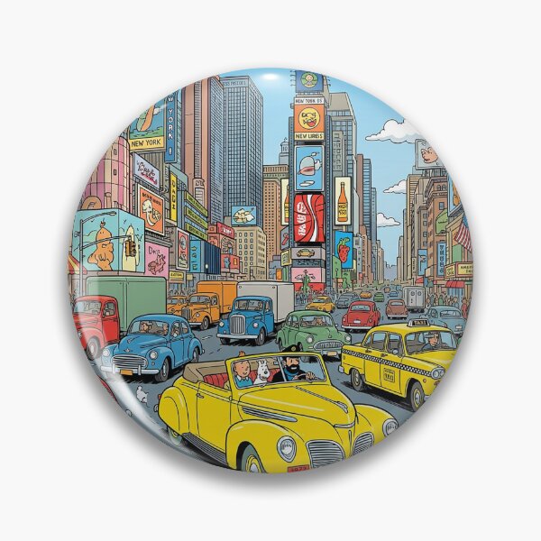 Item preview, TinTin in New York designed and sold by Mark Vickers.