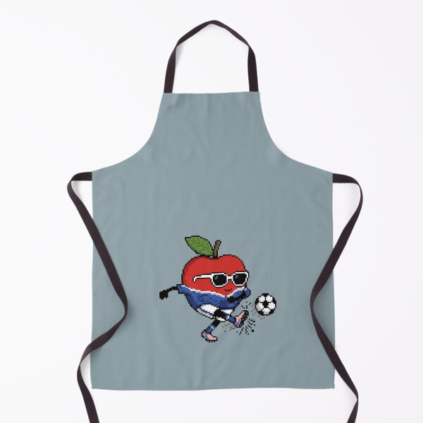 Item preview, Apple Pixel in a Soccer Uniform 8 designed and sold by White Rim Mates.