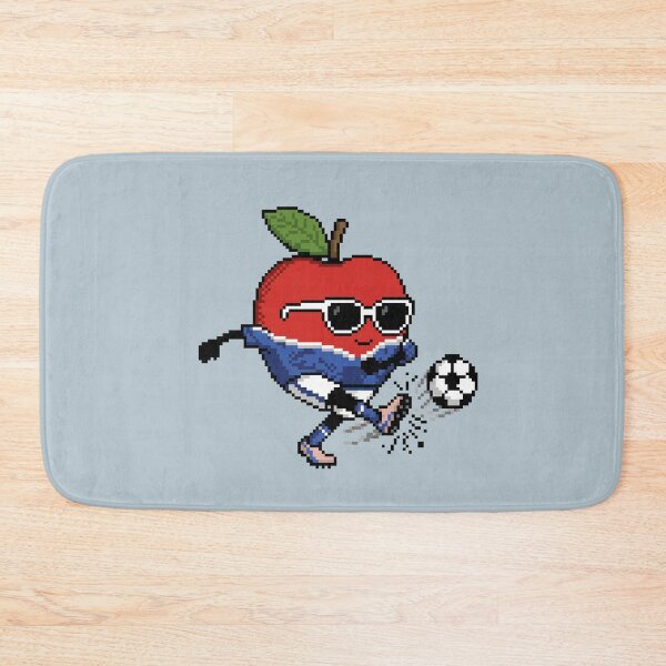 Item preview, Apple Pixel in a Soccer Uniform 8 designed and sold by White Rim Mates.