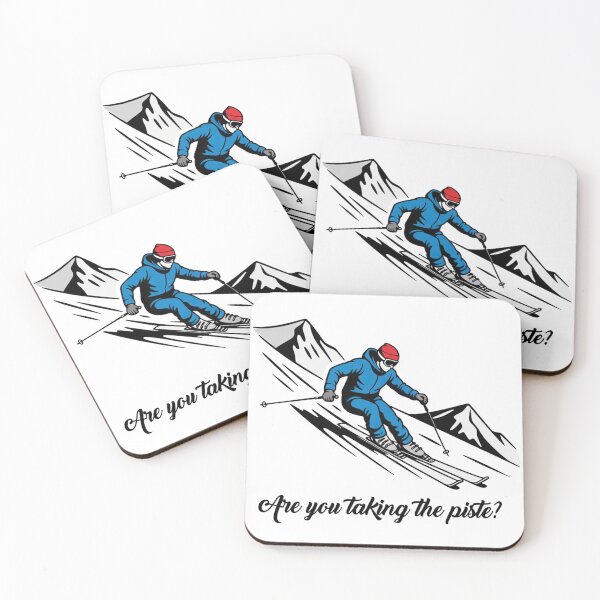 Item preview, Are You Taking The Piste? Vintage Ski Design designed and sold by Scorpion Creative.