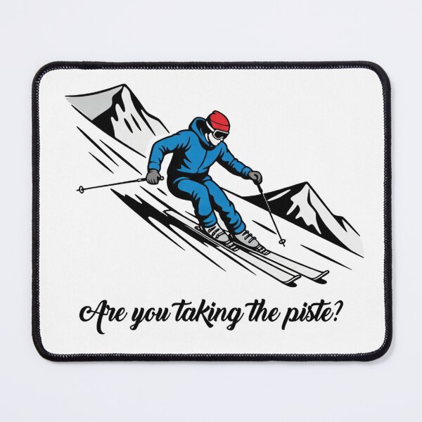 Item preview, Are You Taking The Piste? Vintage Ski Design designed and sold by Scorpion Creative.