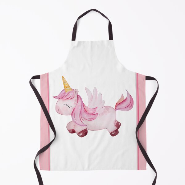 Item preview, Cute Flying Unicorn in Pink Frame designed and sold by TeeGeeTees.
