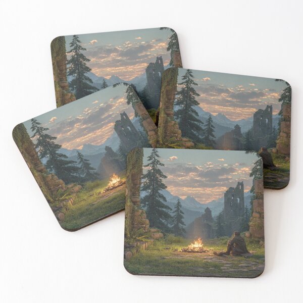 Item preview, Medieval Campfire - Knight Art designed and sold by Late Theory.