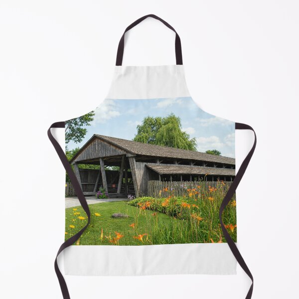 Item preview, Shelburne Farm Museum Covered Bridge in July designed and sold by gotucoveredart.