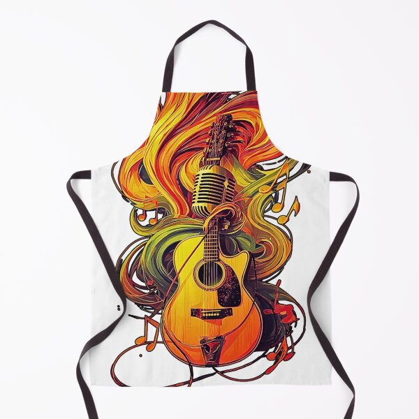 Item preview, Classic Rock Vibes – Vintage Microphone & Guitar Retro Music T-Shirt Design designed and sold by MerchWSzpilkach.
