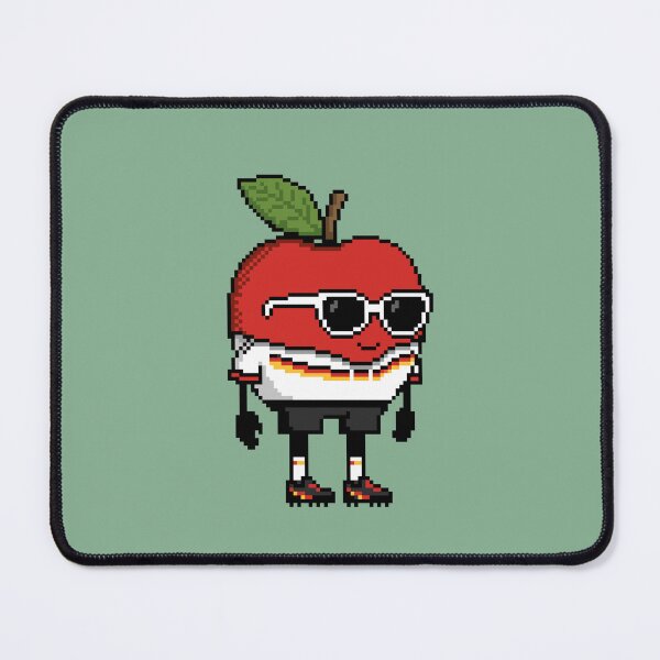 Item preview, Apple Pixel in a Soccer Uniform 9 designed and sold by White Rim Mates.