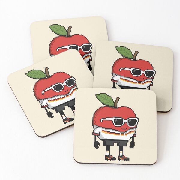Item preview, Apple Pixel in a Soccer Uniform 9 designed and sold by White Rim Mates.