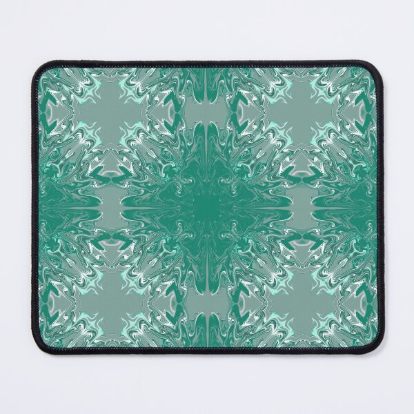 Item preview, Elegant Teal Mandala Repeating pattern or symmetrical green Marble Repeating Pattern designed and sold by RuwaDesignArt.